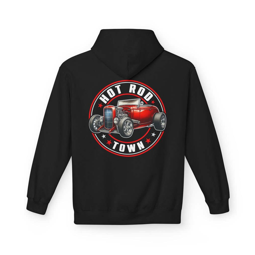 Hot Rod Town logo vintage soft fleece hoodie