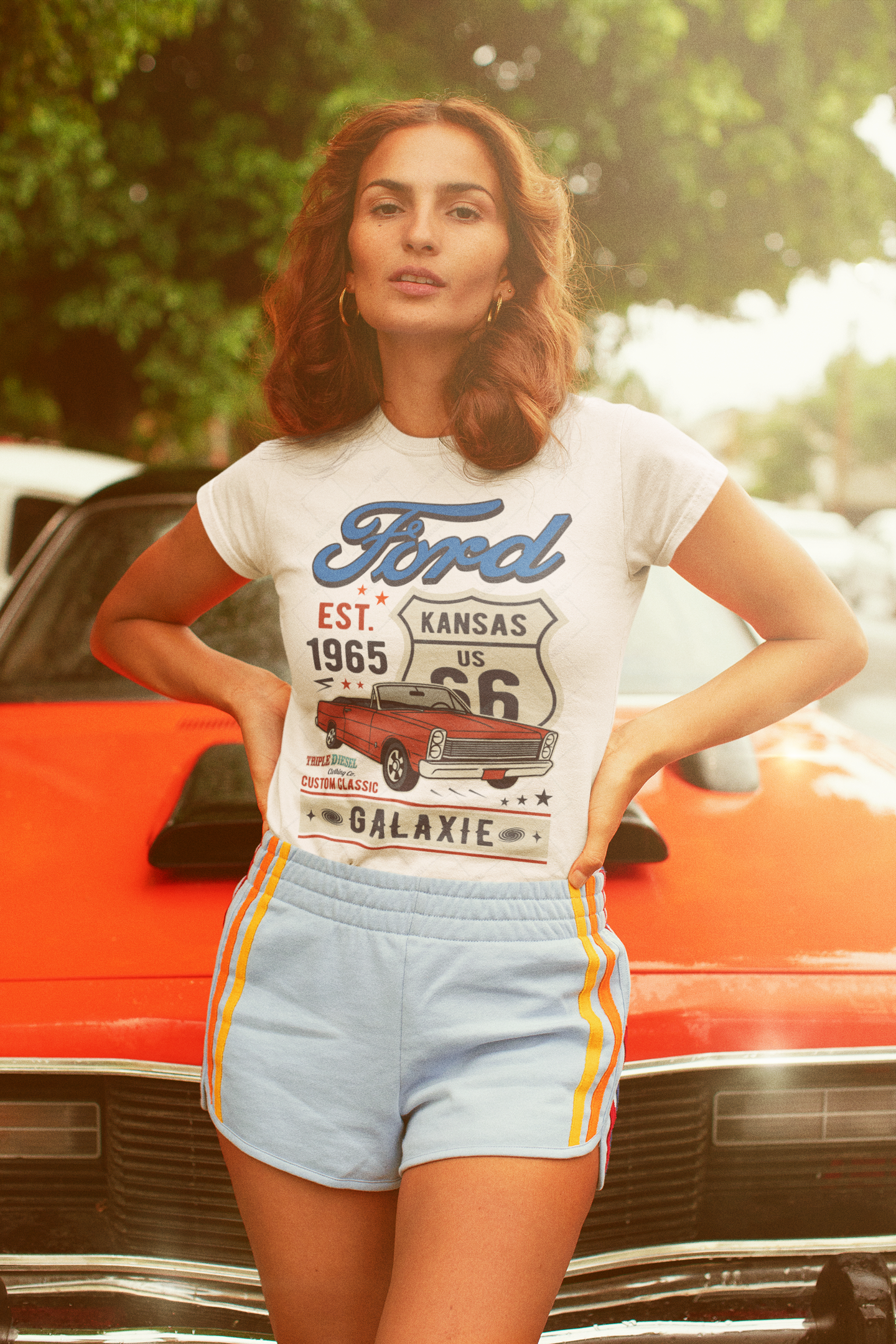 Retro Ford Galaxie Tshirt