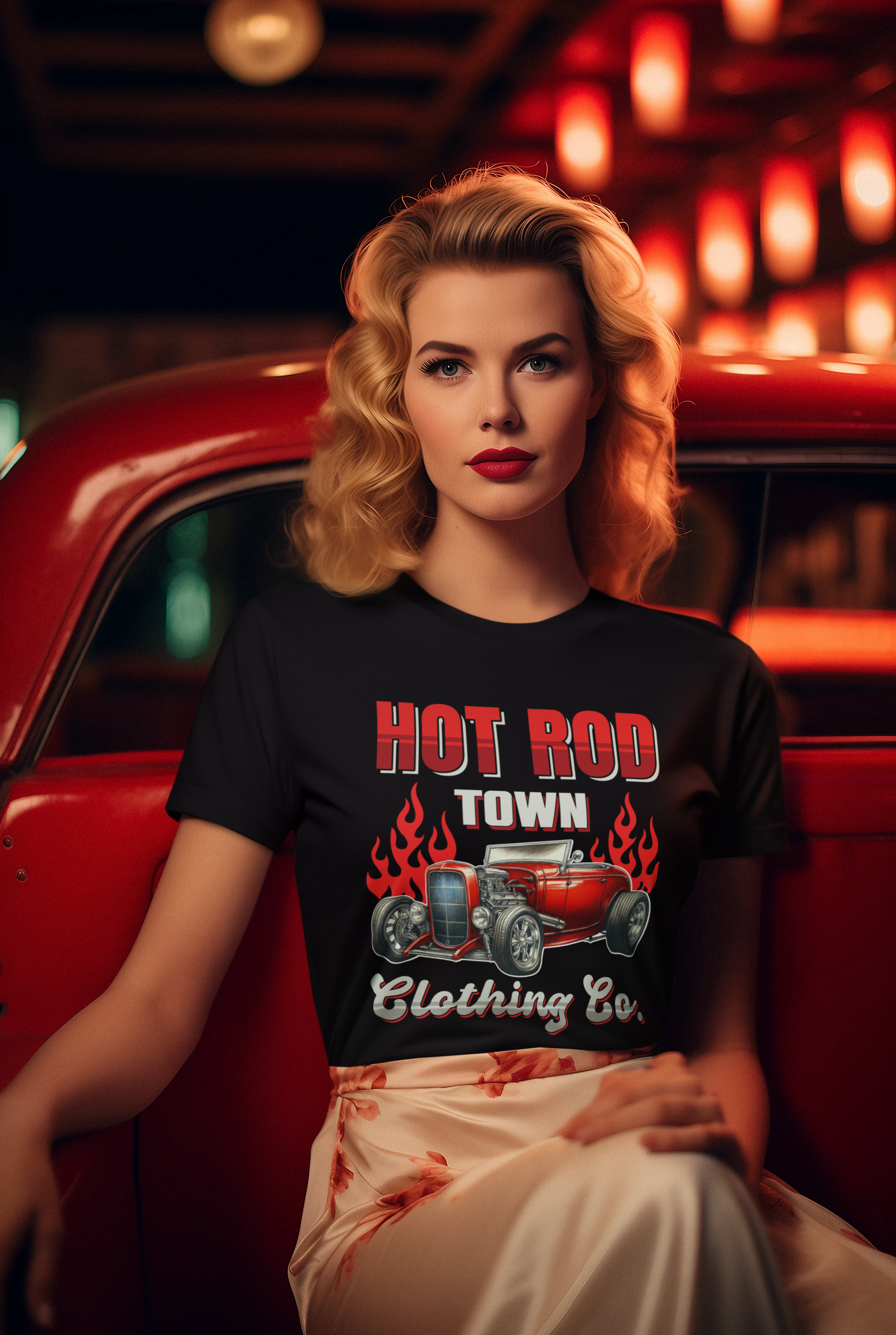 Hot Rod Town Unisex T-Shirt