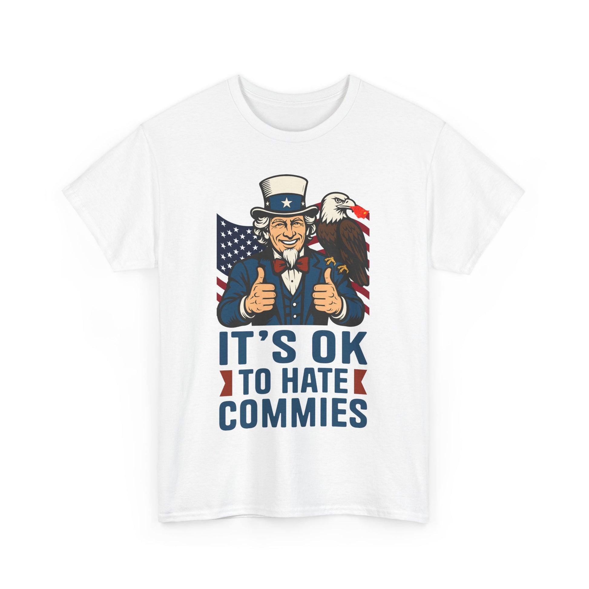 'It's OK to Hate Commies' -Patriotic shirt- Ideal for Freedom Lovers & Political Debates